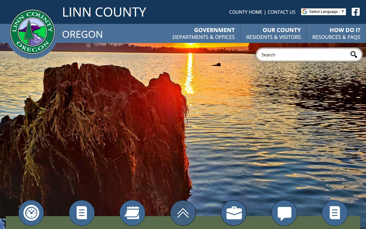 Linn County arrest records homepage in Albany Oregon